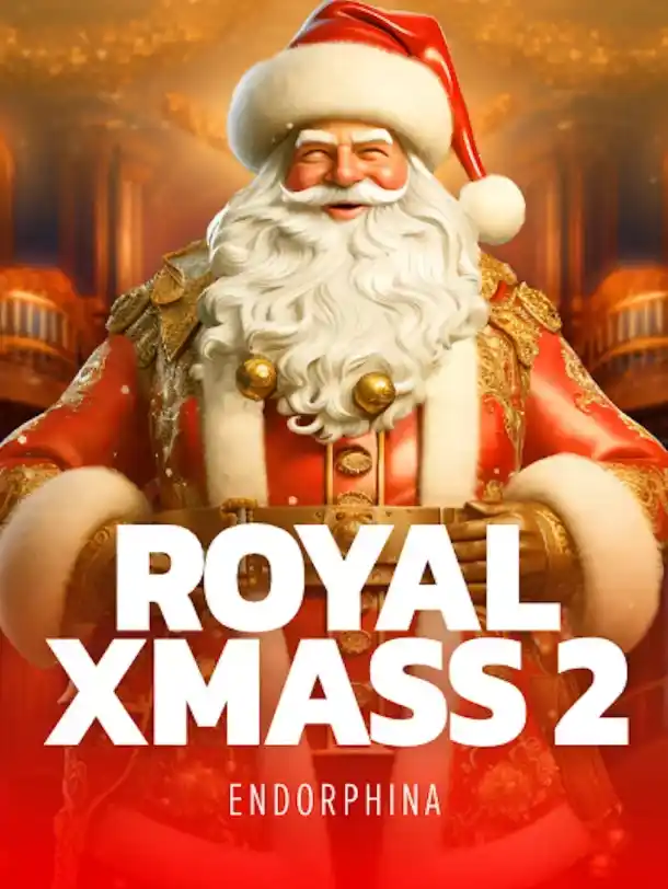 Gameplay screen of the Royal Xmass 2 slot machine.